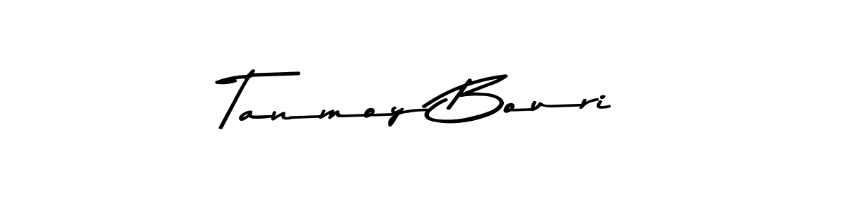 Create a beautiful signature design for name Tanmoy Bouri. With this signature (Asem Kandis PERSONAL USE) fonts, you can make a handwritten signature for free. Tanmoy Bouri signature style 9 images and pictures png