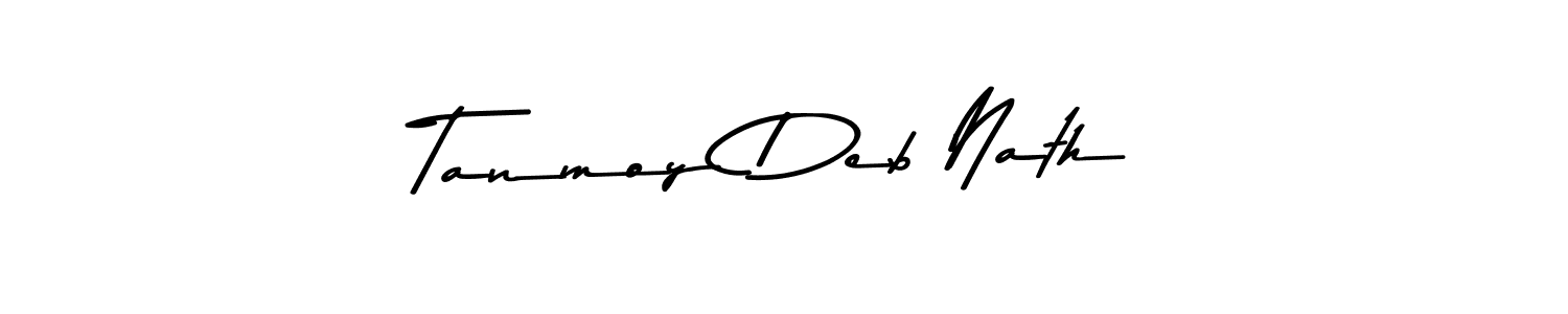 Make a beautiful signature design for name Tanmoy Deb Nath. With this signature (Asem Kandis PERSONAL USE) style, you can create a handwritten signature for free. Tanmoy Deb Nath signature style 9 images and pictures png