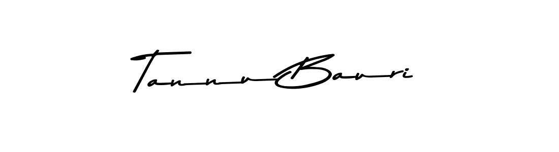 How to make Tannu Bauri name signature. Use Asem Kandis PERSONAL USE style for creating short signs online. This is the latest handwritten sign. Tannu Bauri signature style 9 images and pictures png