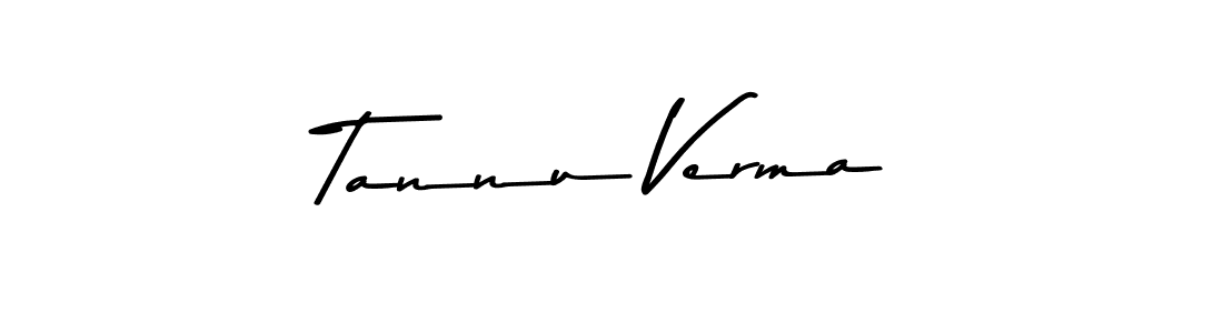 Tannu Verma stylish signature style. Best Handwritten Sign (Asem Kandis PERSONAL USE) for my name. Handwritten Signature Collection Ideas for my name Tannu Verma. Tannu Verma signature style 9 images and pictures png