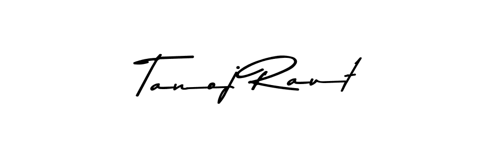 Create a beautiful signature design for name Tanoj Raut. With this signature (Asem Kandis PERSONAL USE) fonts, you can make a handwritten signature for free. Tanoj Raut signature style 9 images and pictures png