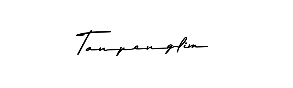 Make a beautiful signature design for name Tanpenglim. With this signature (Asem Kandis PERSONAL USE) style, you can create a handwritten signature for free. Tanpenglim signature style 9 images and pictures png