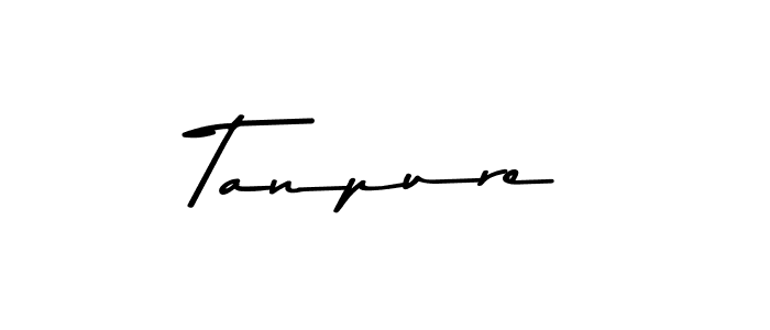How to make Tanpure name signature. Use Asem Kandis PERSONAL USE style for creating short signs online. This is the latest handwritten sign. Tanpure signature style 9 images and pictures png