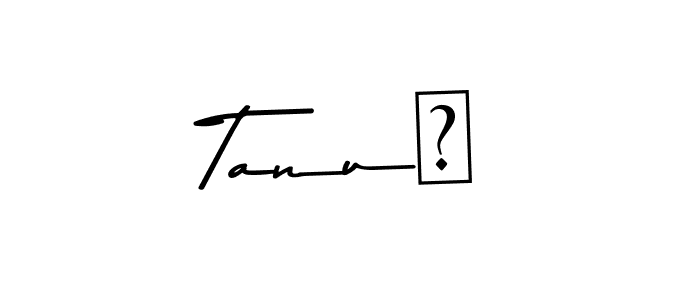 Also You can easily find your signature by using the search form. We will create Tanu❤ name handwritten signature images for you free of cost using Asem Kandis PERSONAL USE sign style. Tanu❤ signature style 9 images and pictures png