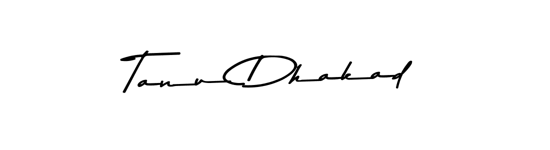 Tanu Dhakad stylish signature style. Best Handwritten Sign (Asem Kandis PERSONAL USE) for my name. Handwritten Signature Collection Ideas for my name Tanu Dhakad. Tanu Dhakad signature style 9 images and pictures png