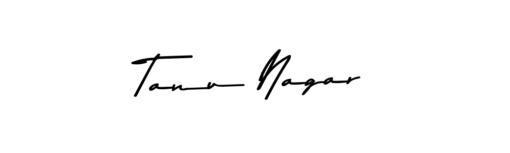 Make a beautiful signature design for name Tanu Nagar. With this signature (Asem Kandis PERSONAL USE) style, you can create a handwritten signature for free. Tanu Nagar signature style 9 images and pictures png