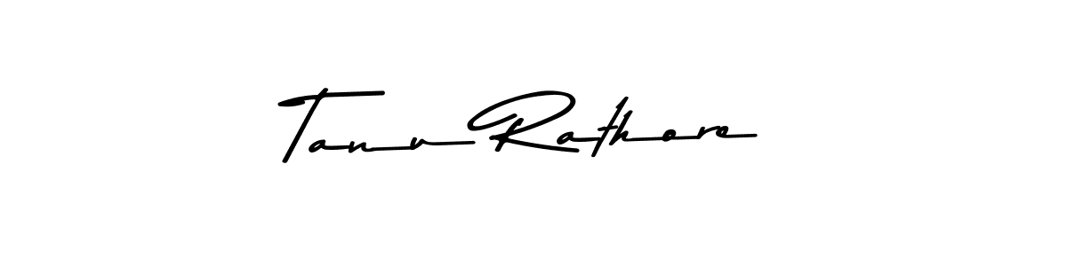 Design your own signature with our free online signature maker. With this signature software, you can create a handwritten (Asem Kandis PERSONAL USE) signature for name Tanu Rathore. Tanu Rathore signature style 9 images and pictures png