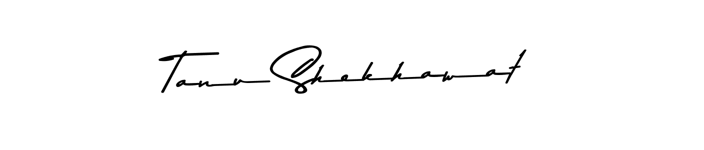 Create a beautiful signature design for name Tanu Shekhawat. With this signature (Asem Kandis PERSONAL USE) fonts, you can make a handwritten signature for free. Tanu Shekhawat signature style 9 images and pictures png