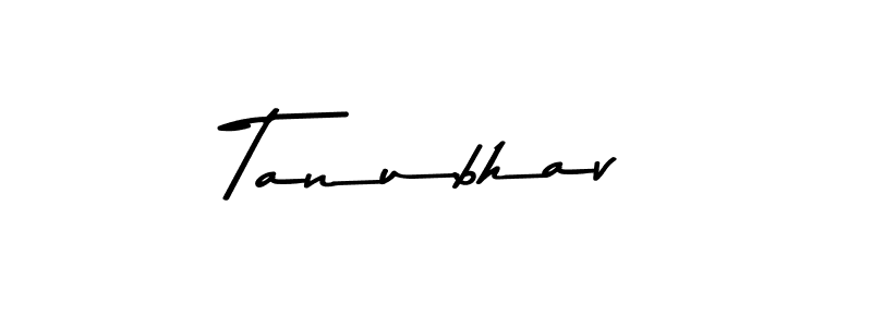 How to make Tanubhav signature? Asem Kandis PERSONAL USE is a professional autograph style. Create handwritten signature for Tanubhav name. Tanubhav signature style 9 images and pictures png