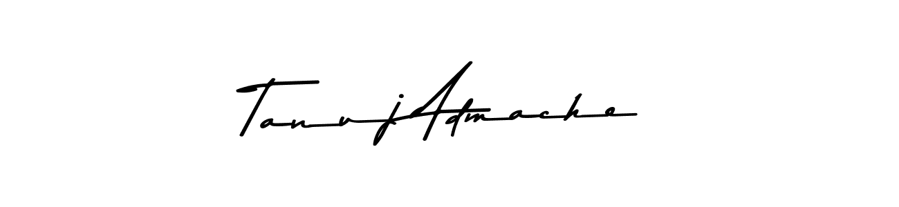 Also You can easily find your signature by using the search form. We will create Tanuj Admache name handwritten signature images for you free of cost using Asem Kandis PERSONAL USE sign style. Tanuj Admache signature style 9 images and pictures png