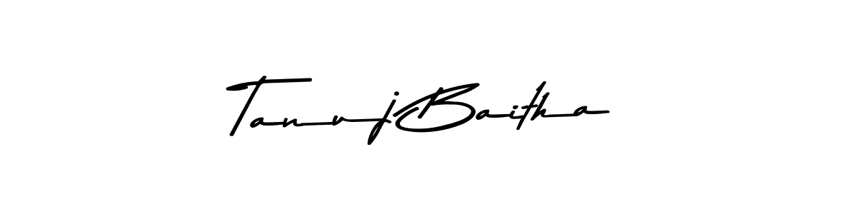 Make a beautiful signature design for name Tanuj Baitha. Use this online signature maker to create a handwritten signature for free. Tanuj Baitha signature style 9 images and pictures png