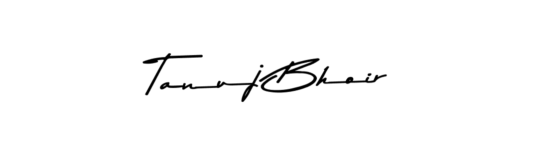 Make a beautiful signature design for name Tanuj Bhoir. With this signature (Asem Kandis PERSONAL USE) style, you can create a handwritten signature for free. Tanuj Bhoir signature style 9 images and pictures png