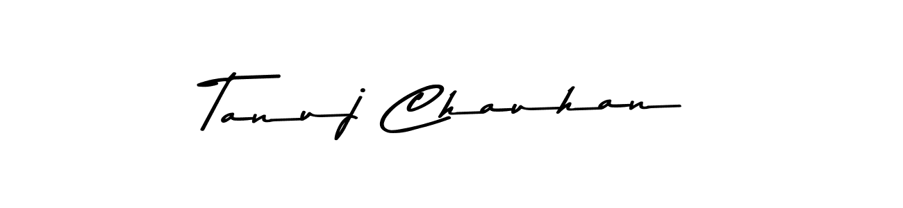 You should practise on your own different ways (Asem Kandis PERSONAL USE) to write your name (Tanuj Chauhan) in signature. don't let someone else do it for you. Tanuj Chauhan signature style 9 images and pictures png