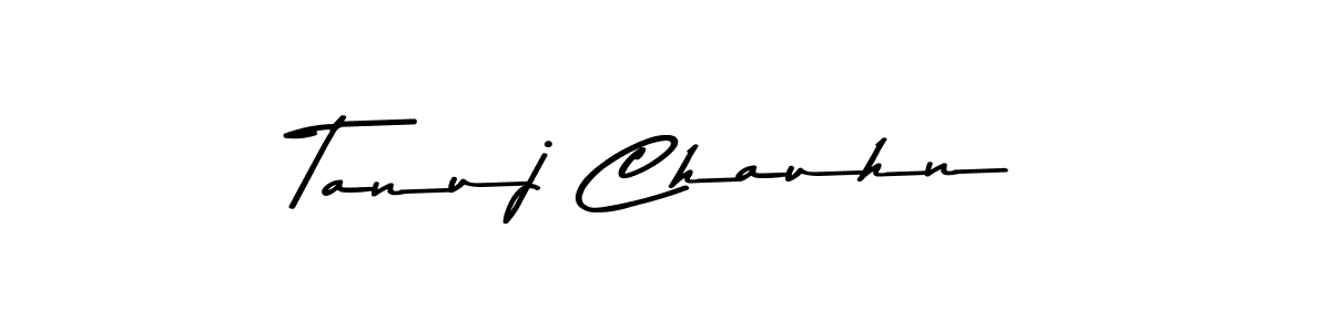 Also we have Tanuj Chauhn name is the best signature style. Create professional handwritten signature collection using Asem Kandis PERSONAL USE autograph style. Tanuj Chauhn signature style 9 images and pictures png