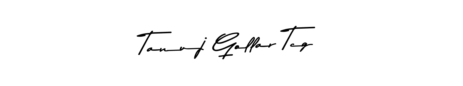 Design your own signature with our free online signature maker. With this signature software, you can create a handwritten (Asem Kandis PERSONAL USE) signature for name Tanuj Gollar Tcg. Tanuj Gollar Tcg signature style 9 images and pictures png