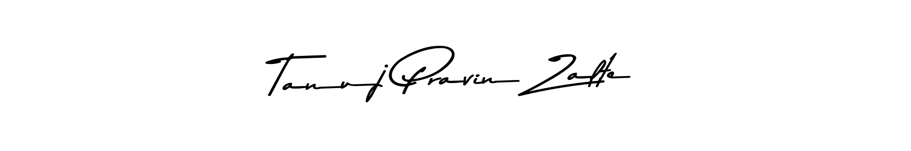 Similarly Asem Kandis PERSONAL USE is the best handwritten signature design. Signature creator online .You can use it as an online autograph creator for name Tanuj Pravin Zalte. Tanuj Pravin Zalte signature style 9 images and pictures png