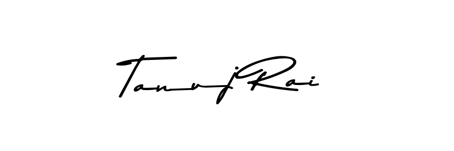 Make a beautiful signature design for name Tanuj Rai. With this signature (Asem Kandis PERSONAL USE) style, you can create a handwritten signature for free. Tanuj Rai signature style 9 images and pictures png