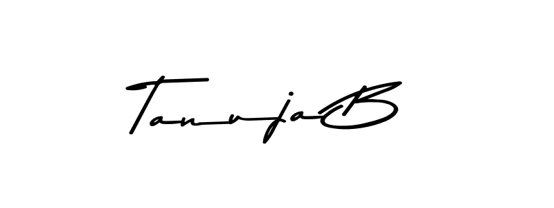 Also we have Tanuja B name is the best signature style. Create professional handwritten signature collection using Asem Kandis PERSONAL USE autograph style. Tanuja B signature style 9 images and pictures png