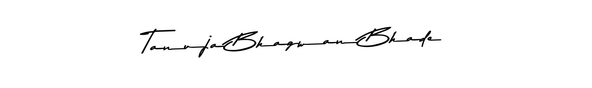 Similarly Asem Kandis PERSONAL USE is the best handwritten signature design. Signature creator online .You can use it as an online autograph creator for name Tanuja Bhagwan Bhade. Tanuja Bhagwan Bhade signature style 9 images and pictures png