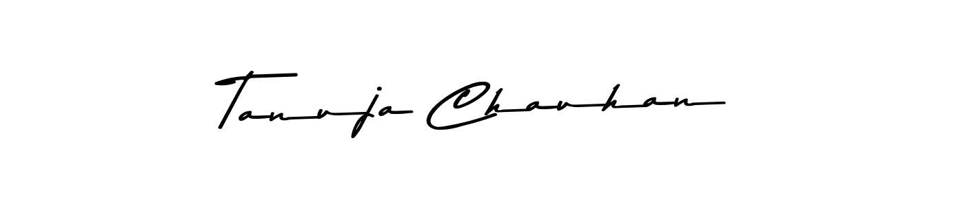 Design your own signature with our free online signature maker. With this signature software, you can create a handwritten (Asem Kandis PERSONAL USE) signature for name Tanuja Chauhan. Tanuja Chauhan signature style 9 images and pictures png