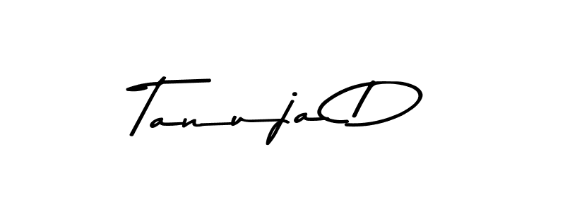 Here are the top 10 professional signature styles for the name Tanuja D. These are the best autograph styles you can use for your name. Tanuja D signature style 9 images and pictures png