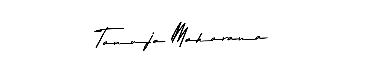 You should practise on your own different ways (Asem Kandis PERSONAL USE) to write your name (Tanuja Maharana) in signature. don't let someone else do it for you. Tanuja Maharana signature style 9 images and pictures png