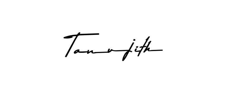 Create a beautiful signature design for name Tanujith. With this signature (Asem Kandis PERSONAL USE) fonts, you can make a handwritten signature for free. Tanujith signature style 9 images and pictures png