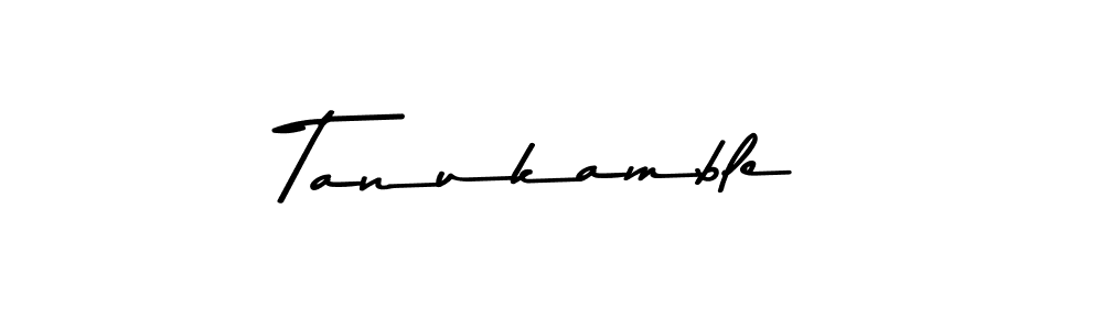 Similarly Asem Kandis PERSONAL USE is the best handwritten signature design. Signature creator online .You can use it as an online autograph creator for name Tanukamble. Tanukamble signature style 9 images and pictures png