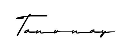 The Asem Kandis PERSONAL USE font transforms the name Tanunay into an executive sign with sharp precision and distinguished character. Tanunay signature style 9 images and pictures png