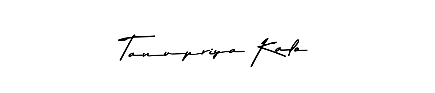 You should practise on your own different ways (Asem Kandis PERSONAL USE) to write your name (Tanupriya Kalo) in signature. don't let someone else do it for you. Tanupriya Kalo signature style 9 images and pictures png