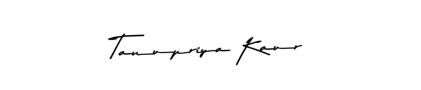 Use a signature maker to create a handwritten signature online. With this signature software, you can design (Asem Kandis PERSONAL USE) your own signature for name Tanupriya Kaur. Tanupriya Kaur signature style 9 images and pictures png