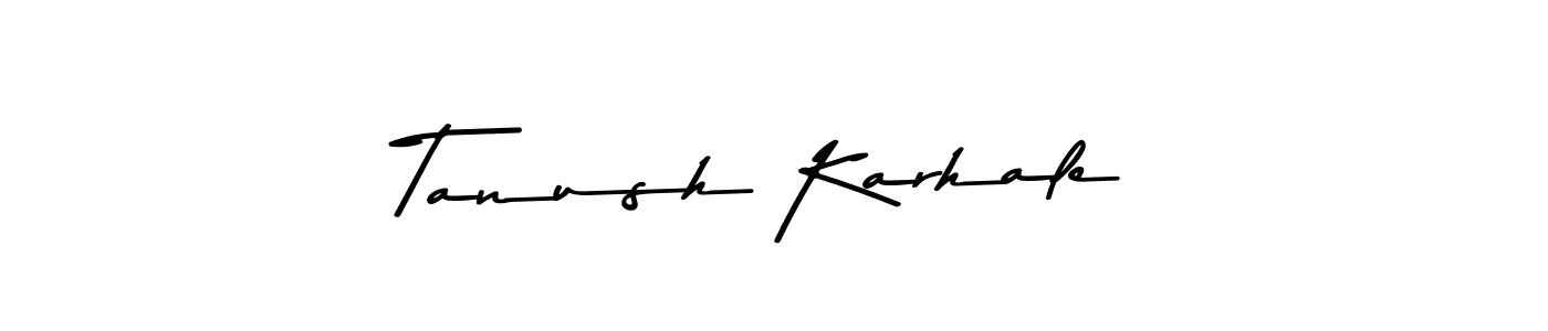 Make a beautiful signature design for name Tanush Karhale. Use this online signature maker to create a handwritten signature for free. Tanush Karhale signature style 9 images and pictures png