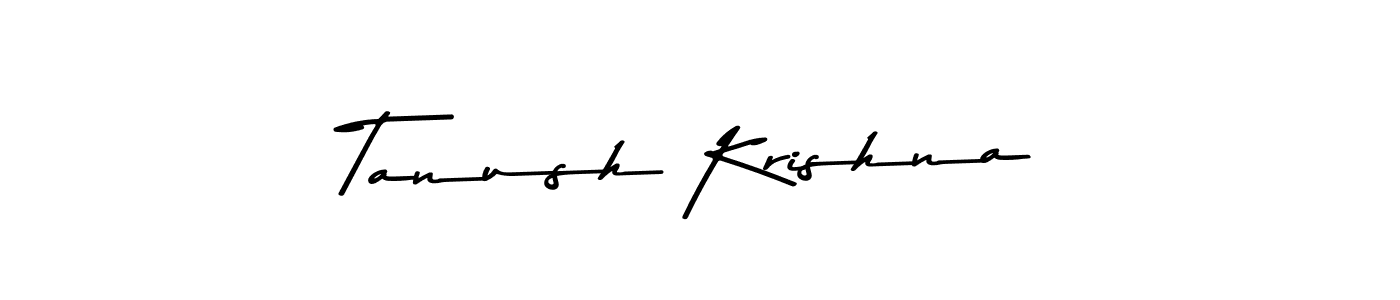 The best way (Asem Kandis PERSONAL USE) to make a short signature is to pick only two or three words in your name. The name Tanush Krishna include a total of six letters. For converting this name. Tanush Krishna signature style 9 images and pictures png