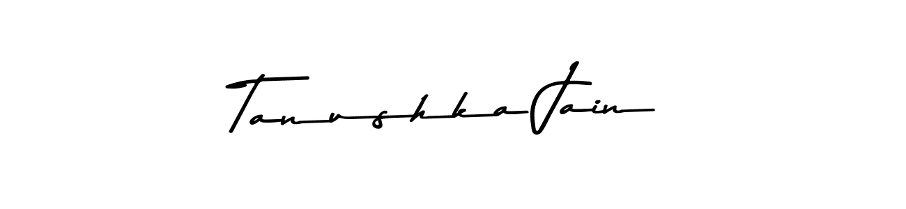 Design your own signature with our free online signature maker. With this signature software, you can create a handwritten (Asem Kandis PERSONAL USE) signature for name Tanushka Jain. Tanushka Jain signature style 9 images and pictures png