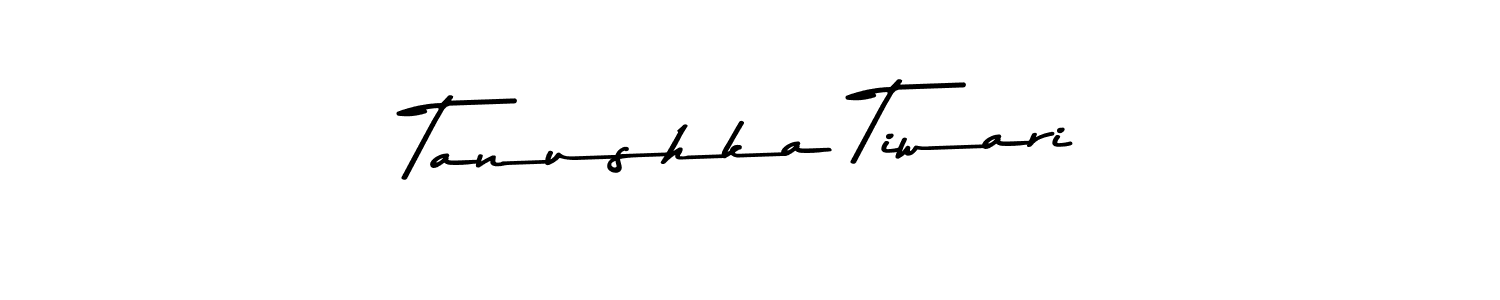 Use a signature maker to create a handwritten signature online. With this signature software, you can design (Asem Kandis PERSONAL USE) your own signature for name Tanushka Tiwari. Tanushka Tiwari signature style 9 images and pictures png