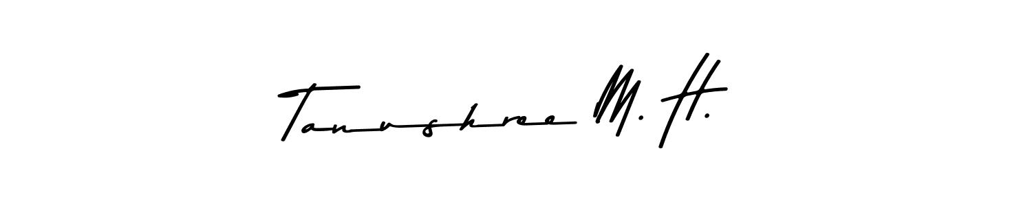Also we have Tanushree M. H. name is the best signature style. Create professional handwritten signature collection using Asem Kandis PERSONAL USE autograph style. Tanushree M. H. signature style 9 images and pictures png