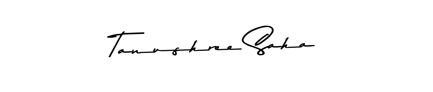 Use a signature maker to create a handwritten signature online. With this signature software, you can design (Asem Kandis PERSONAL USE) your own signature for name Tanushree Saha. Tanushree Saha signature style 9 images and pictures png