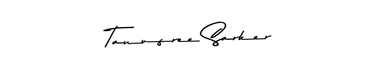 Tanusree Sarker stylish signature style. Best Handwritten Sign (Asem Kandis PERSONAL USE) for my name. Handwritten Signature Collection Ideas for my name Tanusree Sarker. Tanusree Sarker signature style 9 images and pictures png