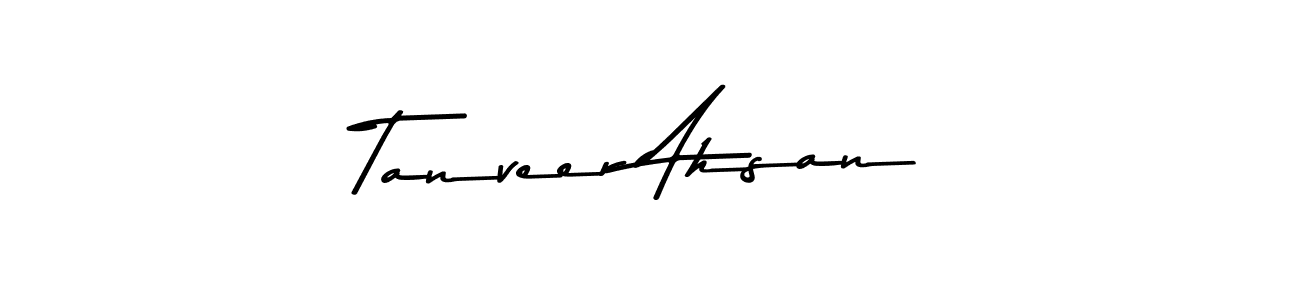 Tanveer Ahsan stylish signature style. Best Handwritten Sign (Asem Kandis PERSONAL USE) for my name. Handwritten Signature Collection Ideas for my name Tanveer Ahsan. Tanveer Ahsan signature style 9 images and pictures png