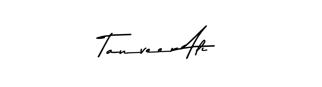 Design your own signature with our free online signature maker. With this signature software, you can create a handwritten (Asem Kandis PERSONAL USE) signature for name Tanveer Ali. Tanveer Ali signature style 9 images and pictures png