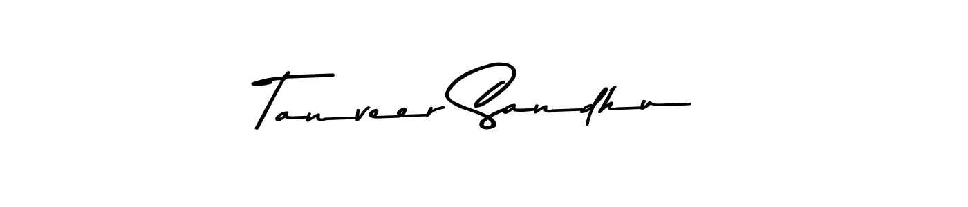 Tanveer Sandhu stylish signature style. Best Handwritten Sign (Asem Kandis PERSONAL USE) for my name. Handwritten Signature Collection Ideas for my name Tanveer Sandhu. Tanveer Sandhu signature style 9 images and pictures png