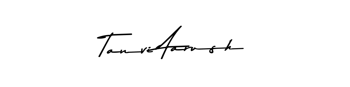 Asem Kandis PERSONAL USE is a professional signature style that is perfect for those who want to add a touch of class to their signature. It is also a great choice for those who want to make their signature more unique. Get Tanvi Aarush name to fancy signature for free. Tanvi Aarush signature style 9 images and pictures png