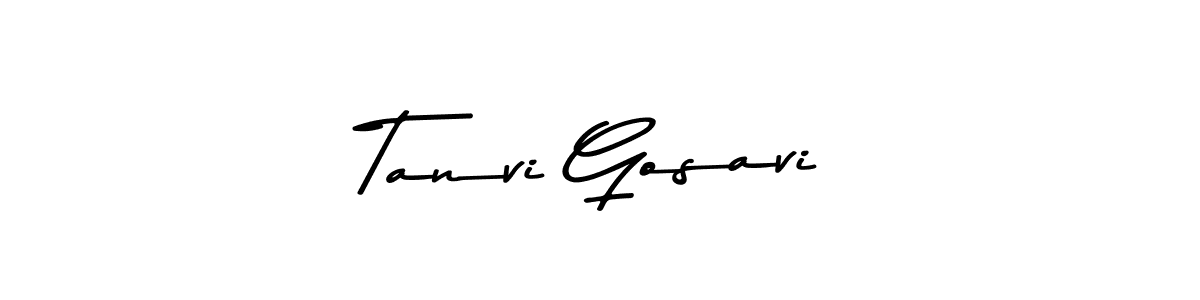 Use a signature maker to create a handwritten signature online. With this signature software, you can design (Asem Kandis PERSONAL USE) your own signature for name Tanvi Gosavi. Tanvi Gosavi signature style 9 images and pictures png