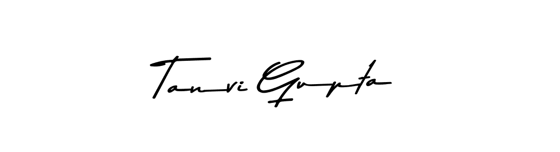 Create a beautiful signature design for name Tanvi Gupta. With this signature (Asem Kandis PERSONAL USE) fonts, you can make a handwritten signature for free. Tanvi Gupta signature style 9 images and pictures png