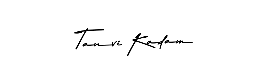 You should practise on your own different ways (Asem Kandis PERSONAL USE) to write your name (Tanvi Kadam) in signature. don't let someone else do it for you. Tanvi Kadam signature style 9 images and pictures png