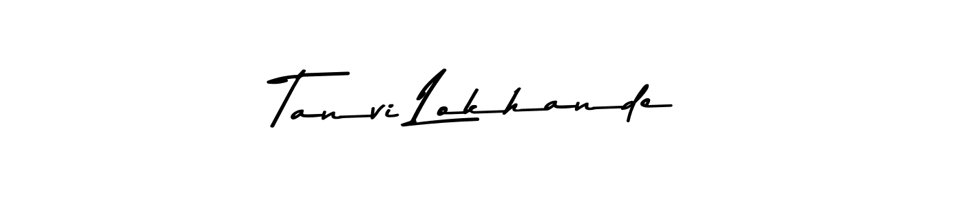 How to make Tanvi Lokhande signature? Asem Kandis PERSONAL USE is a professional autograph style. Create handwritten signature for Tanvi Lokhande name. Tanvi Lokhande signature style 9 images and pictures png