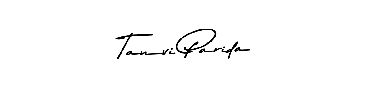 Use a signature maker to create a handwritten signature online. With this signature software, you can design (Asem Kandis PERSONAL USE) your own signature for name Tanvi Parida. Tanvi Parida signature style 9 images and pictures png