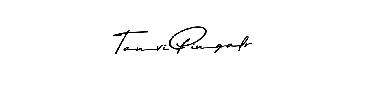 The best way (Asem Kandis PERSONAL USE) to make a short signature is to pick only two or three words in your name. The name Tanvi Pingalr include a total of six letters. For converting this name. Tanvi Pingalr signature style 9 images and pictures png