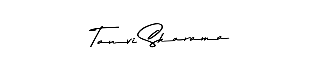 How to make Tanvi Sharama signature? Asem Kandis PERSONAL USE is a professional autograph style. Create handwritten signature for Tanvi Sharama name. Tanvi Sharama signature style 9 images and pictures png