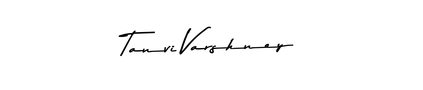 Create a beautiful signature design for name Tanvi Varshney. With this signature (Asem Kandis PERSONAL USE) fonts, you can make a handwritten signature for free. Tanvi Varshney signature style 9 images and pictures png